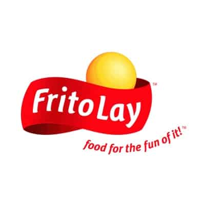 full-color Frito Lay logo on white background in banner layout