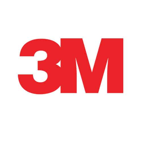 red 3M logo on white background in banner layout