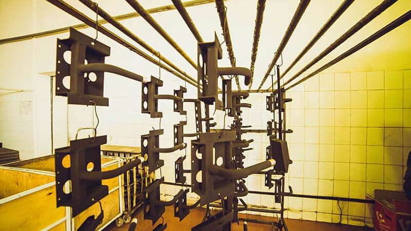 automotive paint booth dry ice blasting