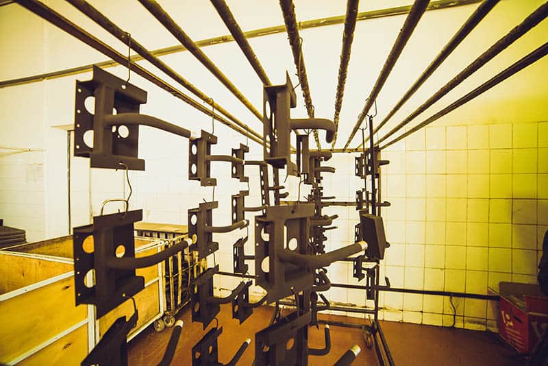 automotive paint booth dry ice blasting