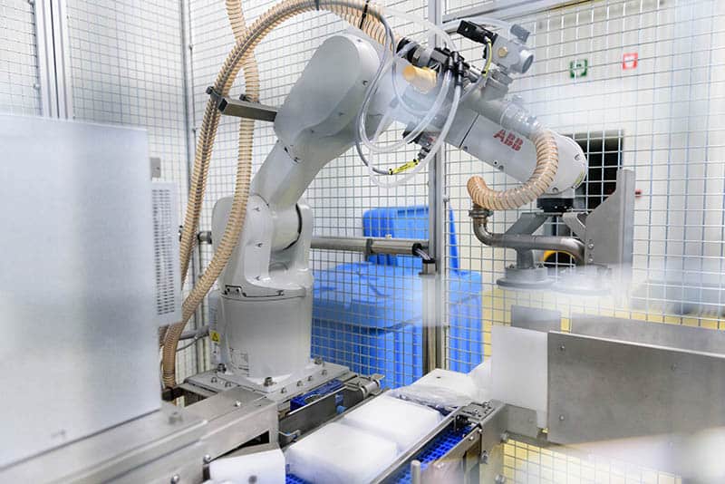 produzione di ghiaccio secco per la ristorazione aerea