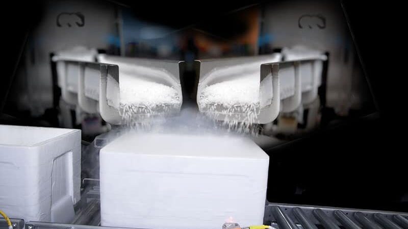 dry ice production for cold chain management