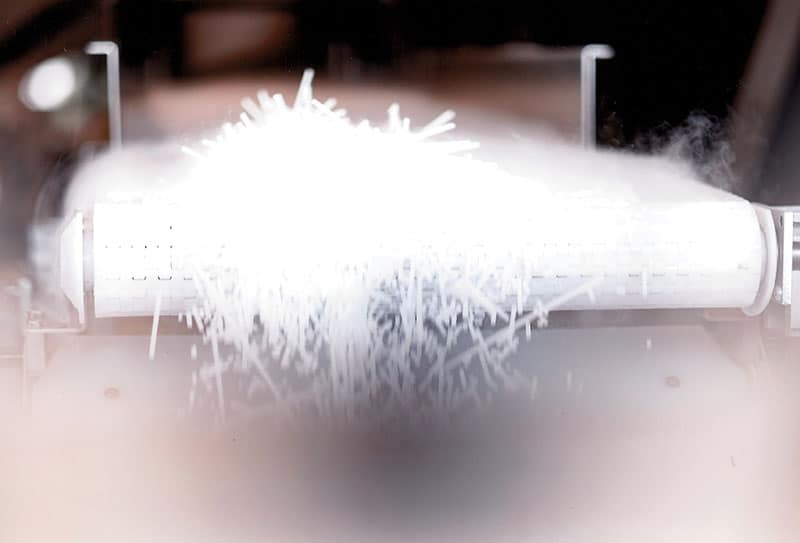 produção de gelo seco para a gestão da cadeia de frio