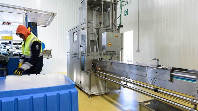 production de glace carbonique pour gestion de la chaîne du froid