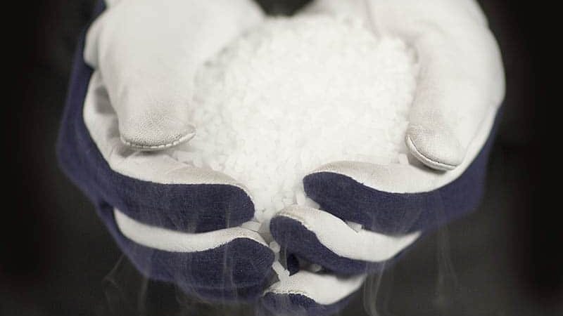 dry ice production for cold chain management