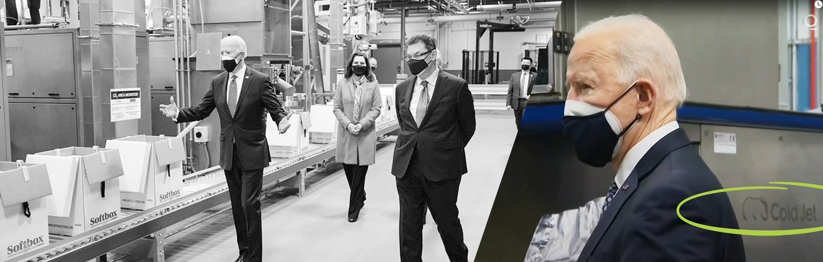 President Biden visits Pfizer facility