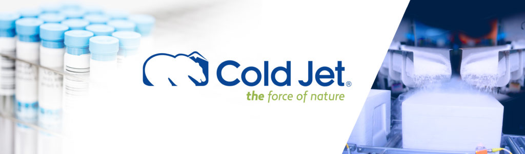 Cold jet dry ice production for vaccine transport and cooling