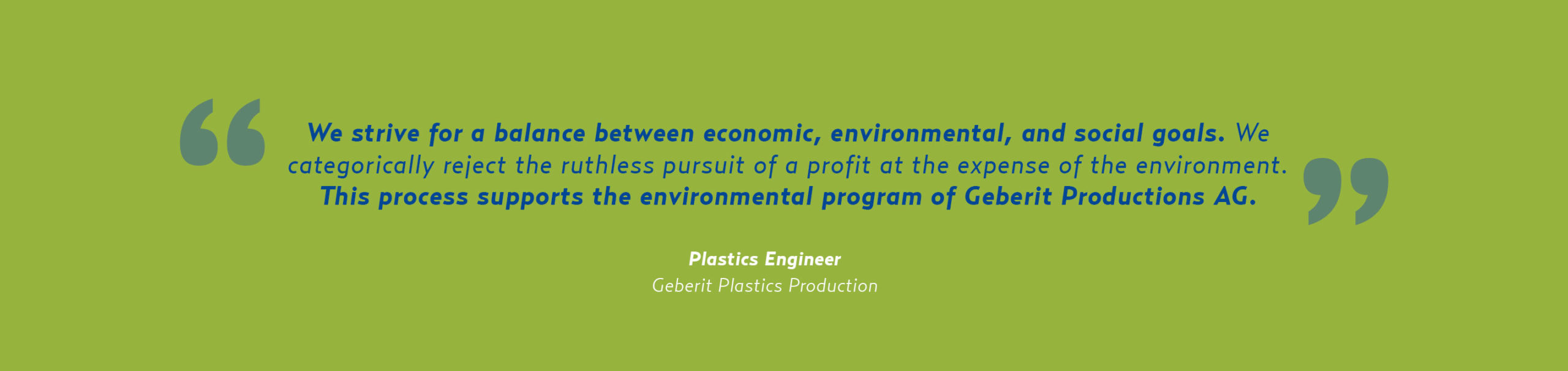 ESG-quote-Geberit Plastics Production