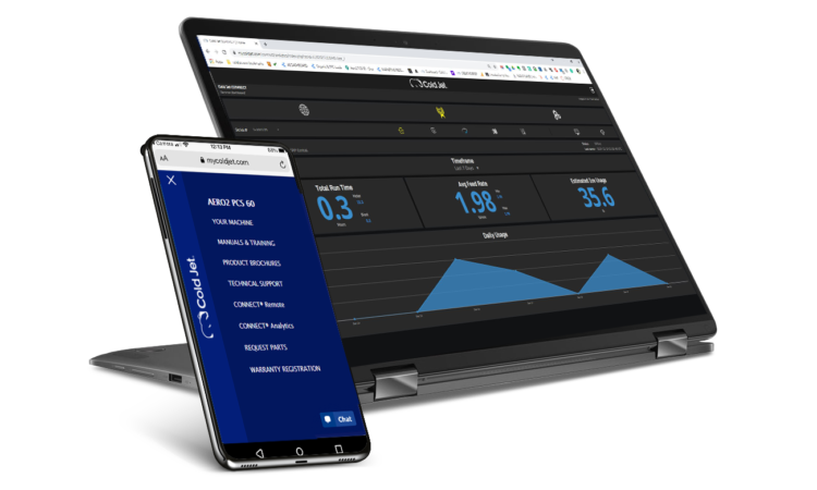 Cold Jet CONNECT - mobile & computer