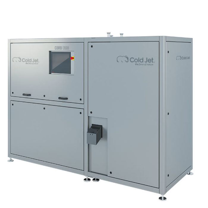 combi 350h integrated dry ice blasting machine