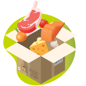 Food home delivery subscription box