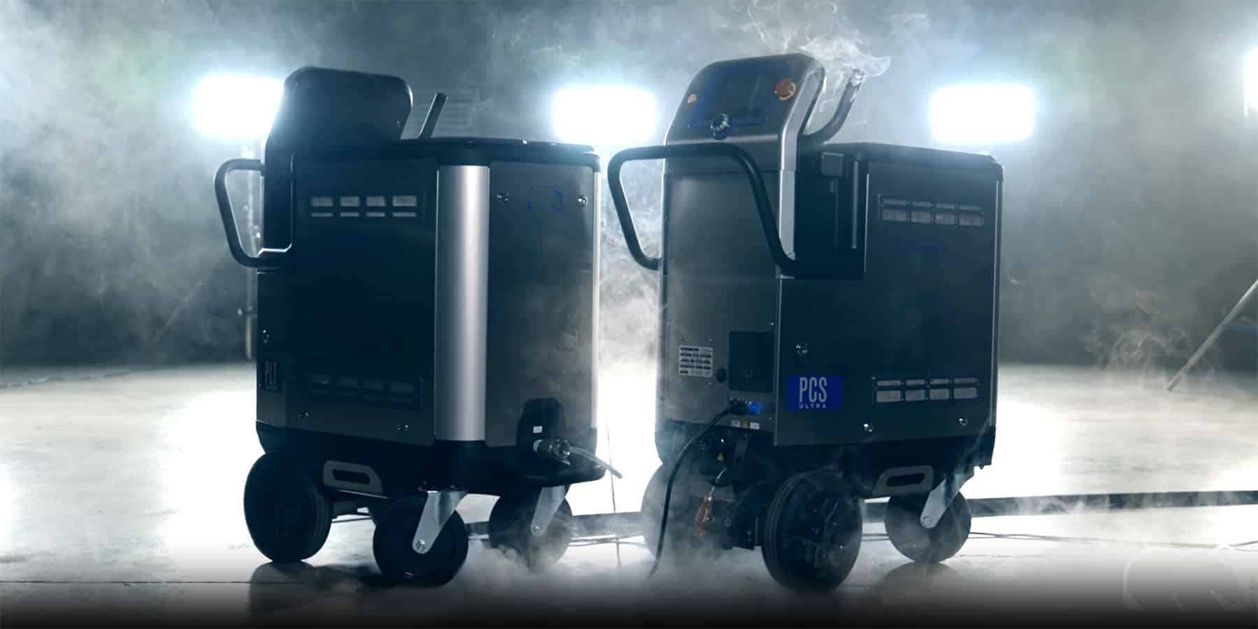 Aero2 ULTRA Machines with dry ice fog