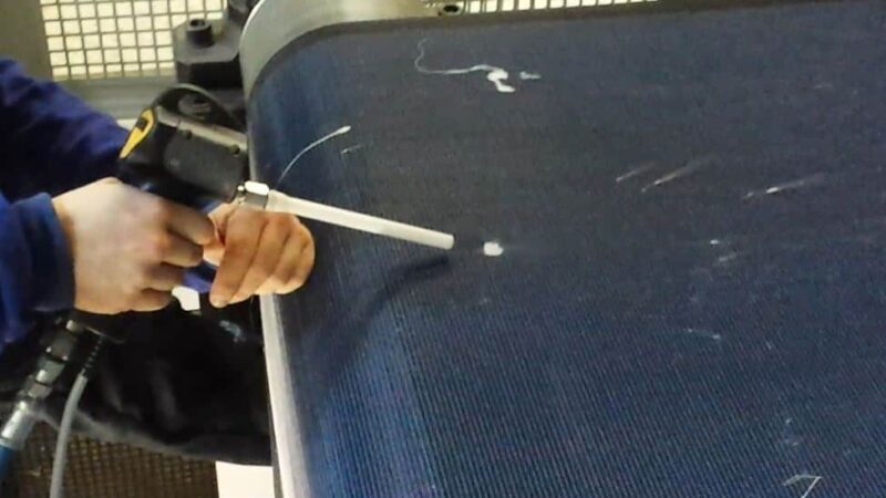 textile dry ice blasting